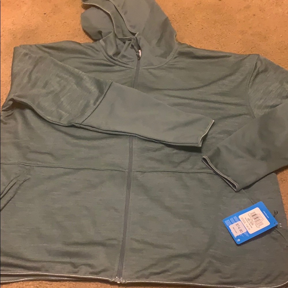 Slate blue Columbia zipped Hoodie